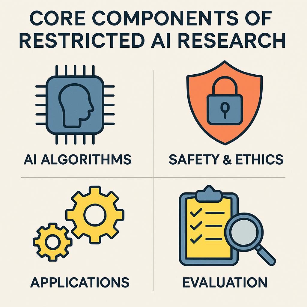 Core Components of Restricted AI Research