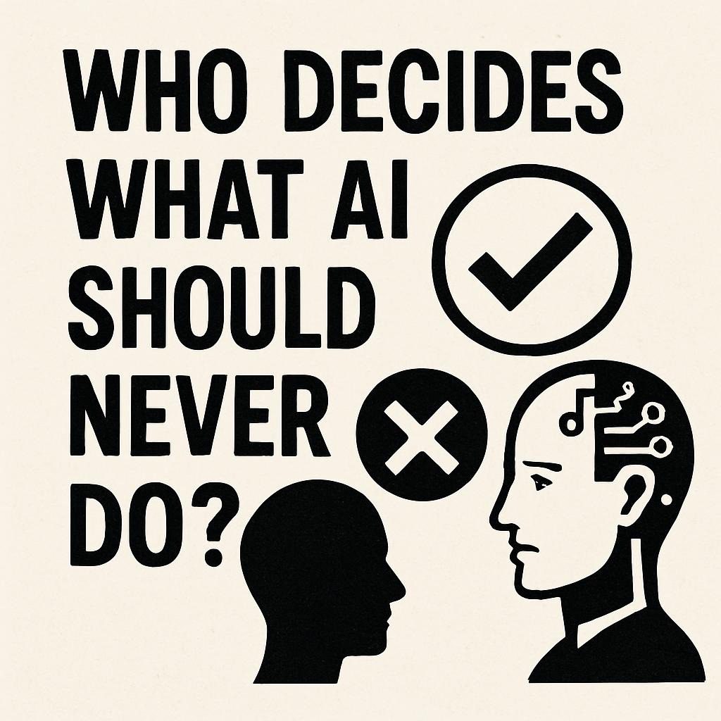 Who Decides What AI Should Never Do